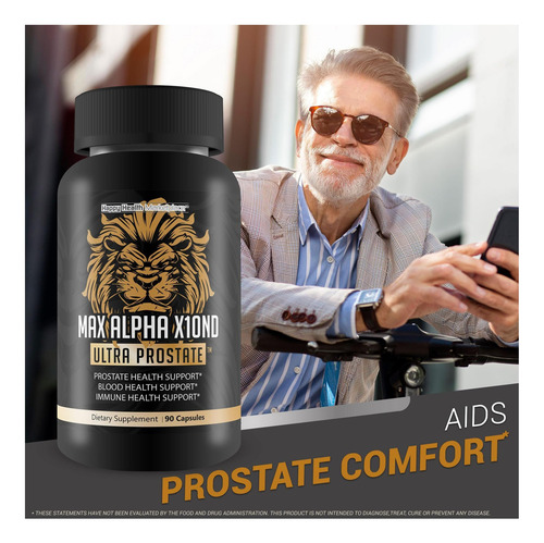 Max Alpha X10nd Ultra Prostate T Para Saúde Prostática - Imagem 14