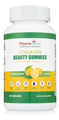 Pharmvista - Gummies De Colágeno Com Biotina Zinco Vitamin