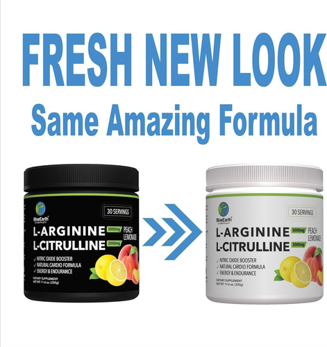 L-arginina 5000mg + L-citrulina 2000mg Complexo Em Pó Su... - Imagem 2