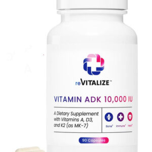 Revitalize O Suplemento De Vitamina Adk 10.000 Iu - 90 Porçõ