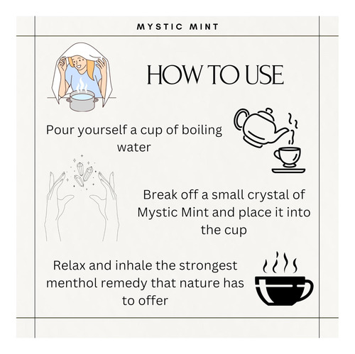 Mystic Mint Mint Organic Sinus Relief Natural Certified No E - Imagem 13
