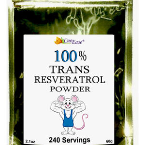 Suplemento Curease 100% Puro De Resveratrol Trans Em Pó 60g