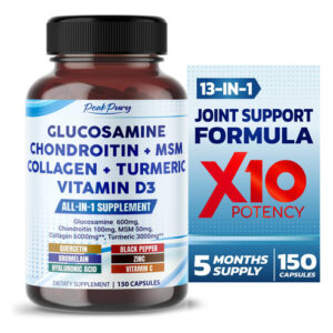 Suplemento Peakpury Glucosamina 600 Mg Condroitina 100 Mg Ms