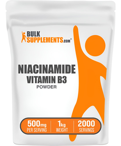 Suplemento Bulksupplements.com Niacinamida Em Pó 1 Kg