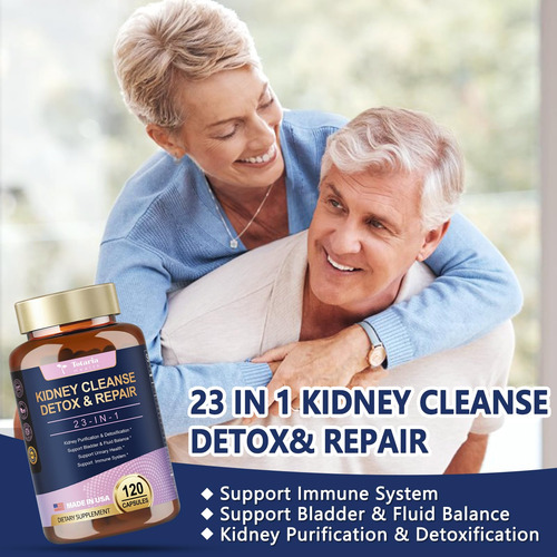 Suplemento Totaria Kidney Cleanse Detox & Repair Vegan - Imagem 5