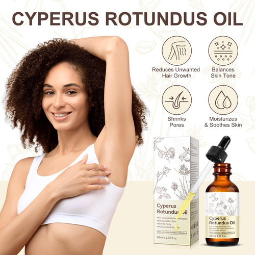 Óleo De Cyperus Rotundus Liefiet 2fl Oz Óleo De Cyperus Par - Imagem 4