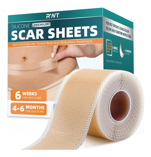 Folhas De Silicone Para Cicatrizes 60 Fitas Para Cicatrizes - Imagem 8