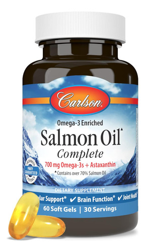 Carlson - Óleo De Salmão Completo 700 Mg De Ômega-3 + Astax - Imagem 5