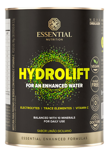 Hydrolift Essential Nutrition Lata 30 Sachês Magnésio Zinco - Imagem 15