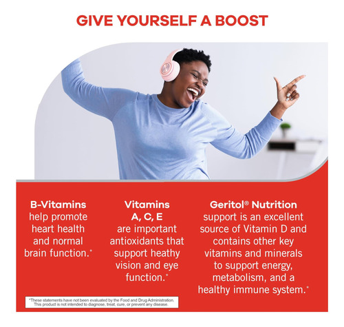 Geritol Suplemento Multivitamínico Contém Vitaminas B C - Imagem 3