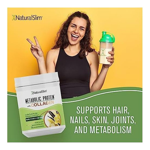 Pó De Proteína Metabólica Naturalslim Com Baunilha De Coláge - Imagem 10
