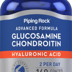 Suplemento Piping Rock Glucosamina Condroitina 160 Comprimid