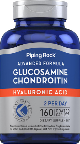 Suplemento Piping Rock Glucosamina Condroitina 160 Comprimid