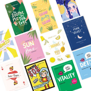 Conjunto De Máscaras Em Folha Facetory Favorite 11 Collectio