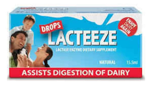 Lactase Enzyme Lacteeze Drops 155 Ml Líquido Por Gelda Sci - Imagem 2