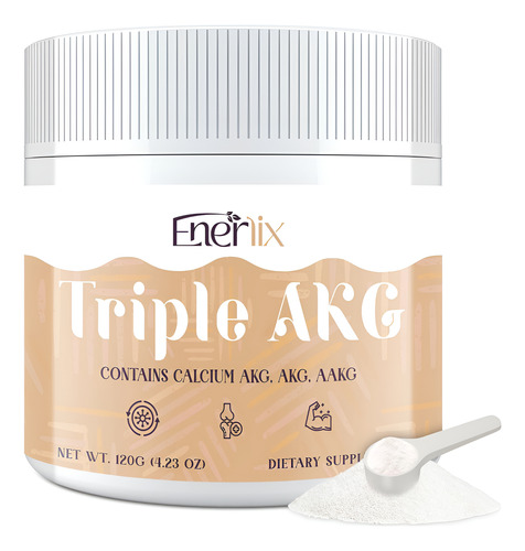 Suplemento Enerlix 11 Em 1 Akg Com Cálcio Aakg Okg Gkg 30