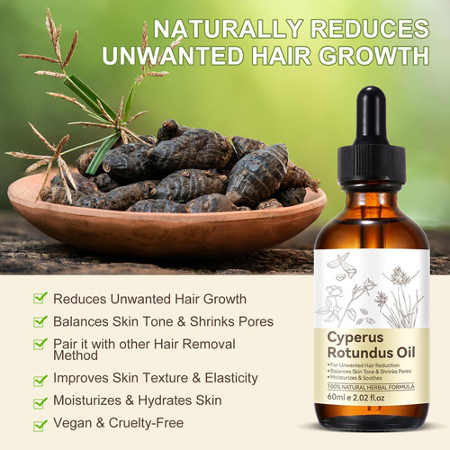 Óleo De Cyperus Rotundus Liefiet 2fl Oz Óleo De Cyperus Par - Imagem 3