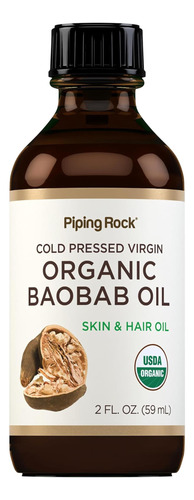 Óleo De Baobá Piping Rock Orgânico 2 Ml Para Cabelos - Imagem 7