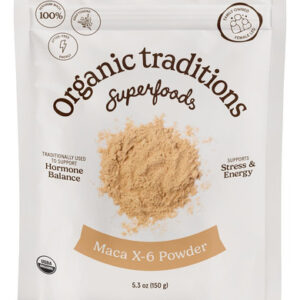 Tradições Orgânicas Maca X-6 Pó Preto E Vermelho Pó De Raiz