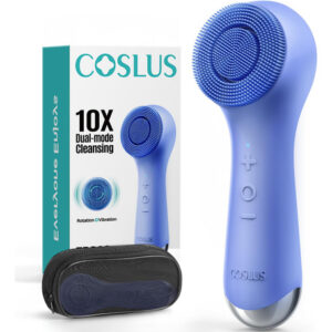 Escova De Limpeza Facial Coslus Face Scrubber 2 Em 1 Spin &