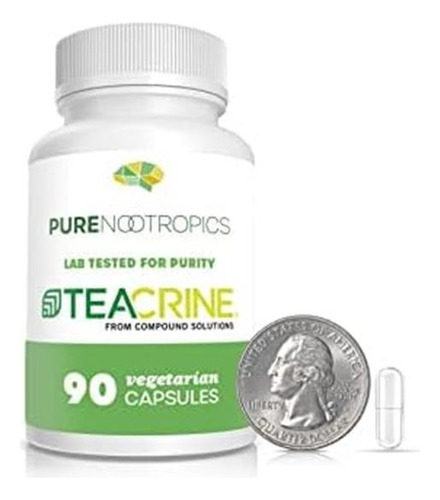 Puro Nootrópicos Theacrine (tecrina) Cápsulas De Vegetais De