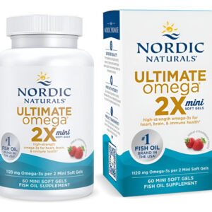 Nordic Naturals Ultimate Omega 2x Mini Sabor Morango 60 Mg