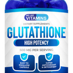 Suplemento We Like Vitamins Glutationa 500mg 60 Cápsulas