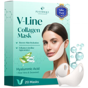 Máscara Facial Plantifique V-line De Colágeno Com Alça De Qu