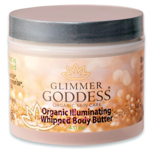 Body Butter Glimmer Goddess Batido Orgânico 120 Ml Com Brilh