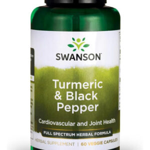Swanson Cúrcuma E Pimenta Negra Orgânico Suplemento Potente