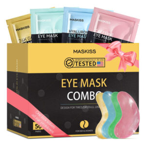 Conjunto De Máscaras Para Os Olhos Maskiss 24k Gold Cafeína