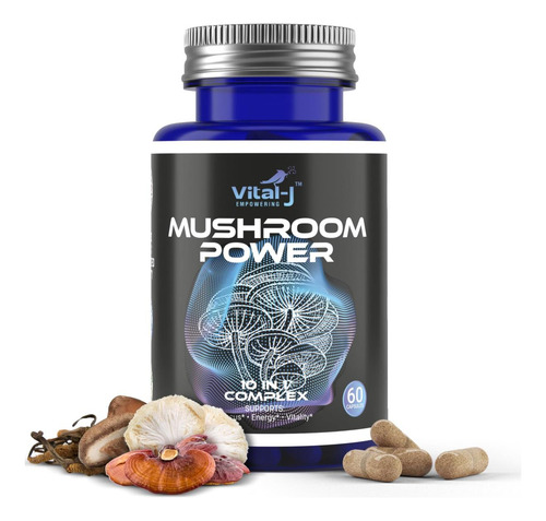 Mushroom Power Complex 10 Em 1 Reishi Shiitake E Lions Mane - Imagem 8