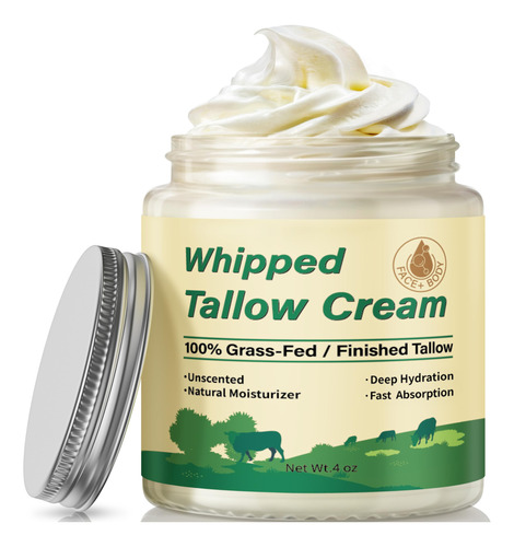 Hidratante Letscarey Beef Tallow Balm 120 Ml Para Rosto E Co