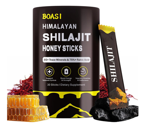 30pcs Mascultos Fortes Himalaia Shilajit Paus De Mel Com 85+ - Imagem 7