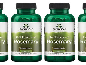 Swanson Full Spectrum Rosemary Suplemento De Ervas Suporte À