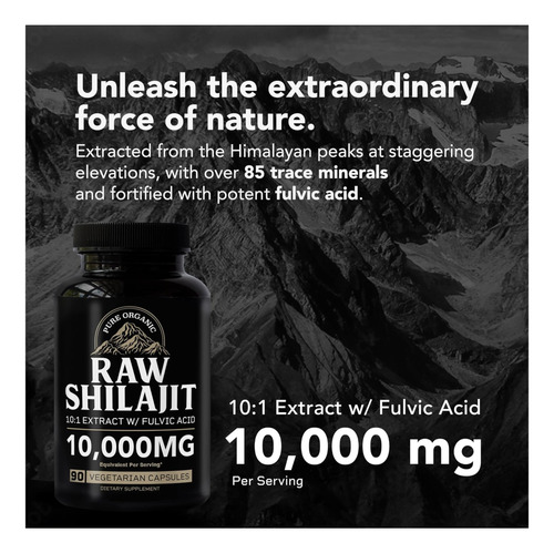 Shilajit De Grau Mais Alto Com Mais De 85 Minerais De (90 1 - Imagem 11