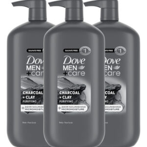 Sabonete Corporal E Facial Dove Men + Care Purifying Charcoa