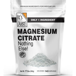 Suplemento De Magnésio É Só Isso! Citrato De Magnésio 500g