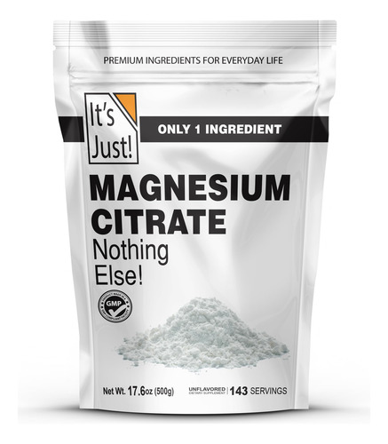 Suplemento De Magnésio É Só Isso! Citrato De Magnésio 500g