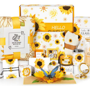Conjunto De Presente Suhctuptx Sunflower Para Mulheres Com 1