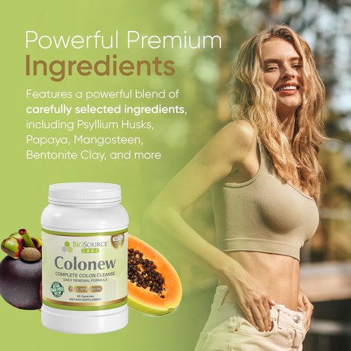 Biosource Labs Colonew Complete Colon Cleanse Suplemento De - Imagem 5