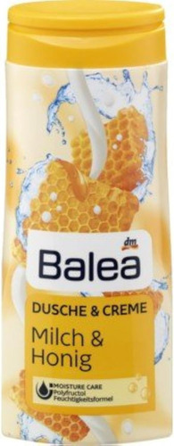 Creme De Banho Com Leite E Mel Balea 300 Ml 10 Onças - Imagem 2