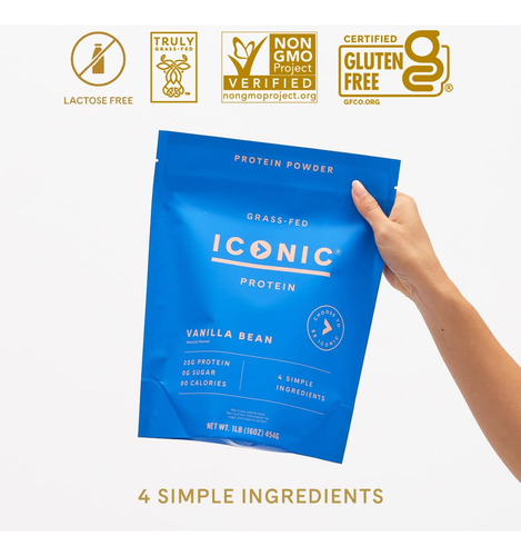 Proteína Em Pó Com Sabor Icônico De Baunilha 454g 20g De Pro - Imagem 5