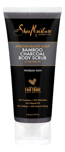 Sheamoisture Sabonete Preto Africano Esfoliante Corporal Co