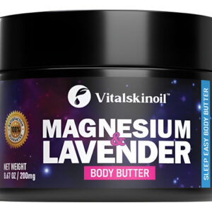 Creme Corporal Vitalskinoil Glicinato De Magnésio Com Lavand