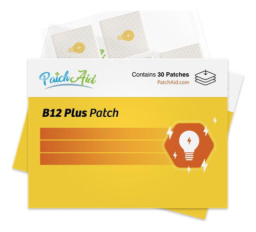 Adesivo Tópico B12 Energy Plus Da Patchaid Fornecimento De 3