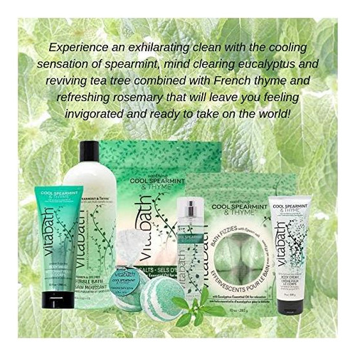 Creme Corporal Vitabath Hortelã Fresca E Tomilho 8 Onças - Imagem 22
