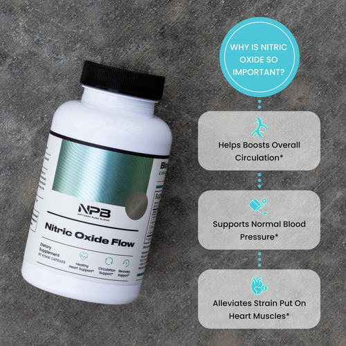 Suplemento De Óxido Nítrico Nature"s Pure Blend 1500mg 60 Cá - Imagem 4