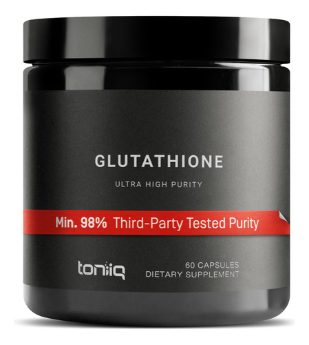 Suplemento De Glutationa Toniiq Ultra High Strength 1000mg