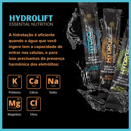 Hydrolift Essential Nutrition Lata 30 Sachês Magnésio Zinco - Imagem 25